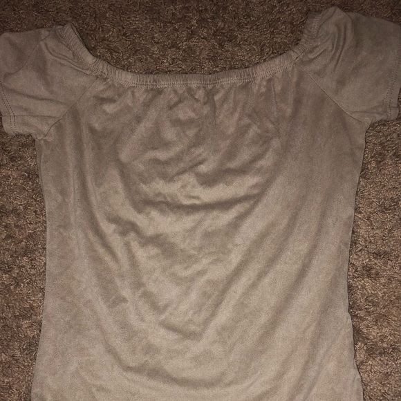 Suede nude bodysuit - Picture 4 of 6